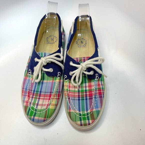 Plaid Canvas Dockside Boat Shoes | Poshmark